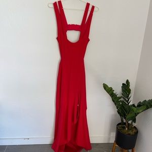 MAEVE ANTHROPOLOGIE Cut-Out Ruffled Maxi Dress Size Medium NWT